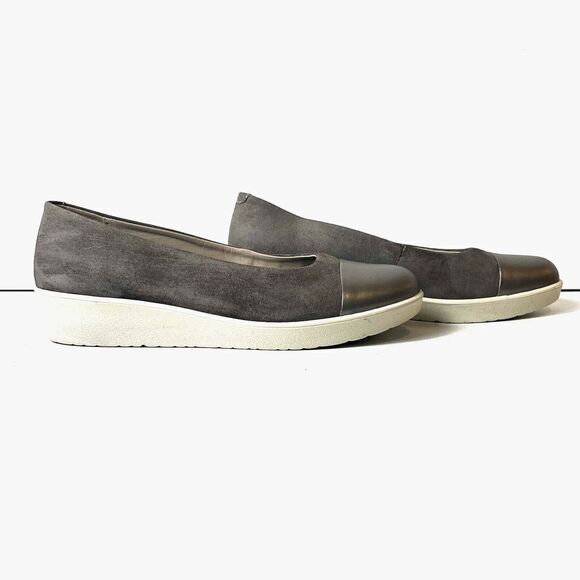 Hotter Womens Brown Leather Flats Slip On Shoe Size UK 5.5 US 7.5 Comfort Casual - Picture 5 of 12